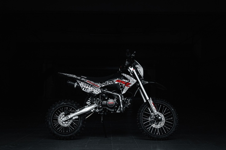Питбайк BSE EX 125e 14/12 Max13 White Red 1