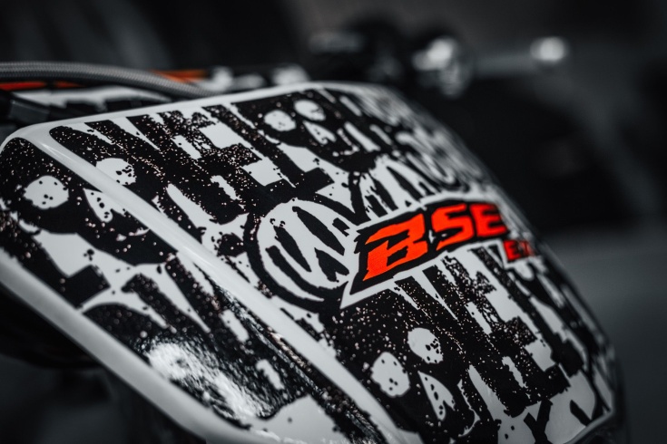 Питбайк BSE EX 125e 17/14 Max13 White Red 1