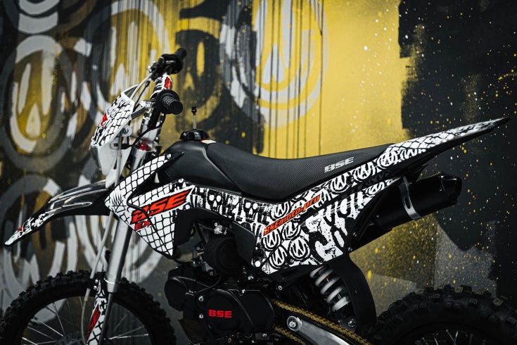 Питбайк BSE EX 125e 17/14 Max13 White Red 1