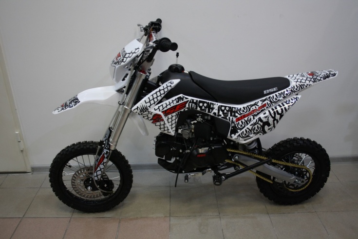 Питбайк BSE EX 125e 17/14 Max13 White Red 2