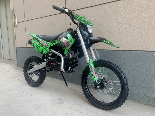 Питбайк BSE EX125 Max13 Green Pink (015)