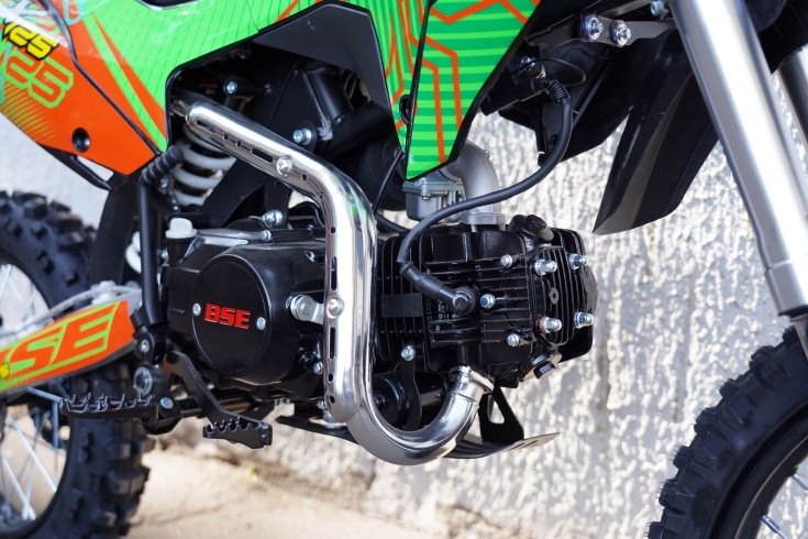 Питбайк BSE EX125 17/14 Green Orange Ant (020)