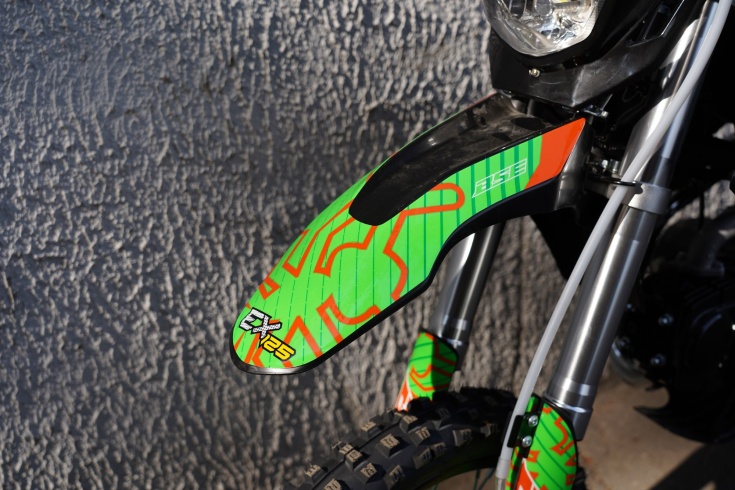 Питбайк BSE EX125 17/14 Green Orange Ant (020)