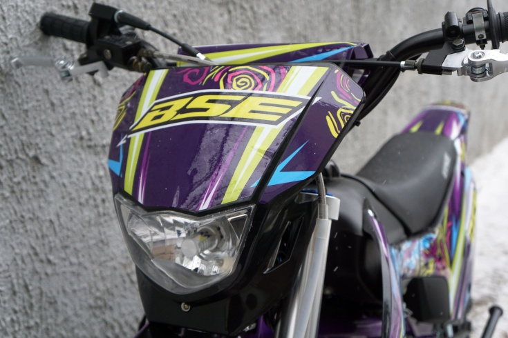 Питбайк BSE MX125 Purple Dragon (015)