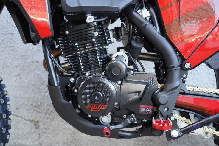 Эндуро / кроссовый мотоцикл BSE T4 Red (ZS172FMM-5)