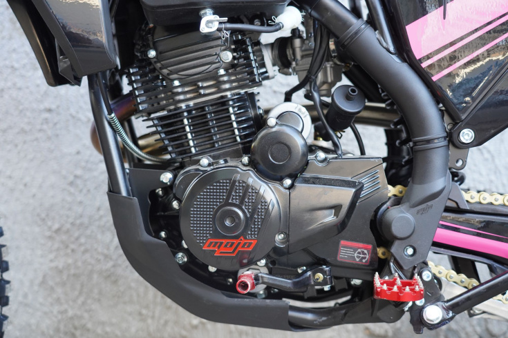 Эндуро / кроссовый мотоцикл BSE T4 Pink (ZS172FMM-5)