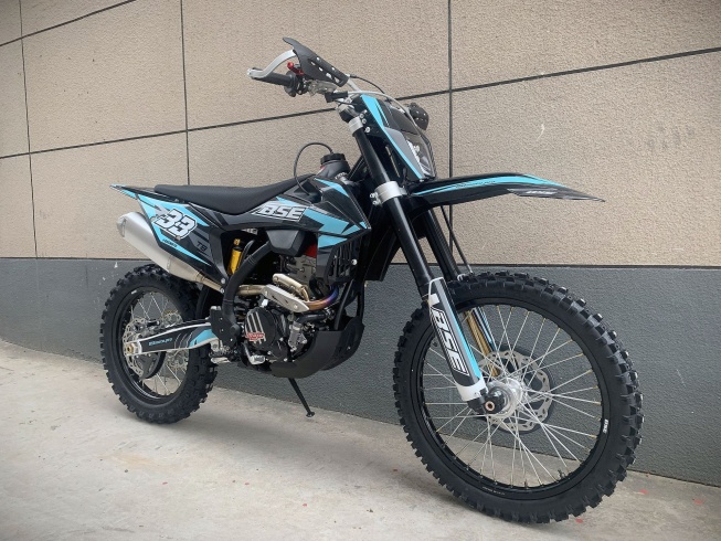 Эндуро / кроссовый мотоцикл BSE T8 Neon Blue (015)