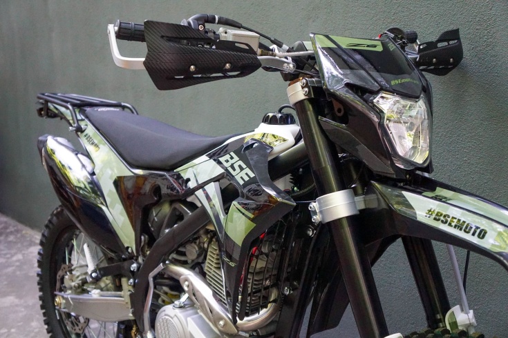 Эндуро / кроссовый мотоцикл BSE Z6 Camo Green (010)