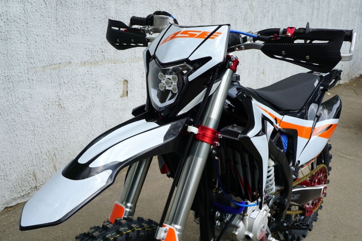 Кроссовый мотоцикл BSE Z8 300e 21/18 Blue Orange Black 2