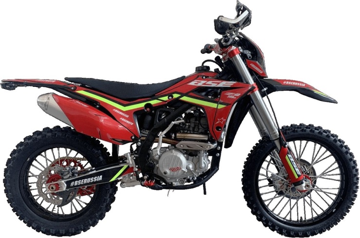 Эндуро / кроссовый мотоцикл BSE Z8 Rapid Red (015)