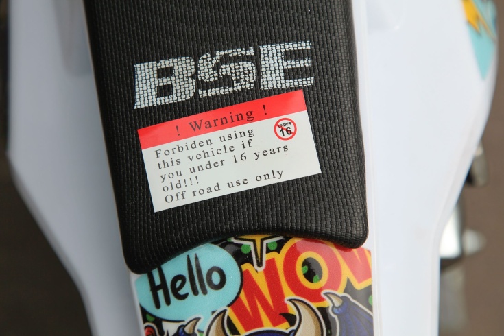 Питбайк BSE KIDS 50e A 10/10 2