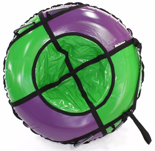 Тюбинг Hubster Sport Plus фиолетовый/зеленый (120см)