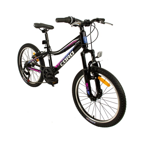 Велосипед CORD "Mint" 20", Черный, С Ручными Тормозами (2023)