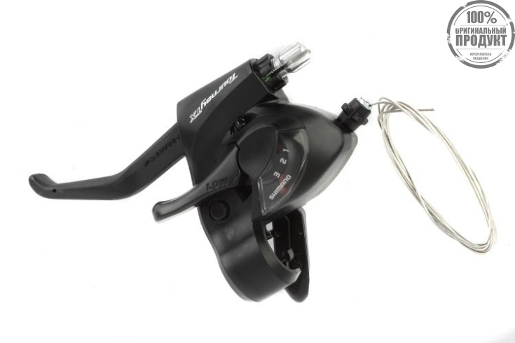 Рукоятка переключения передач Shimano Tourney TX800, комбинированная, 3, черный, CSL300000203