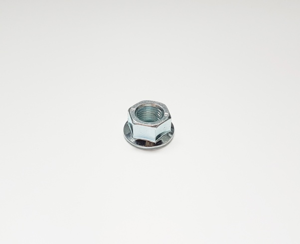 Гайка M12х1.25х12 с фланцем шестигранная оцинкованная DIN6923 BSE