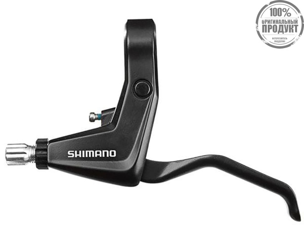 Тормозная ручка Shimano Alivio, T4000, лев, черный, v-br под 2 пал.