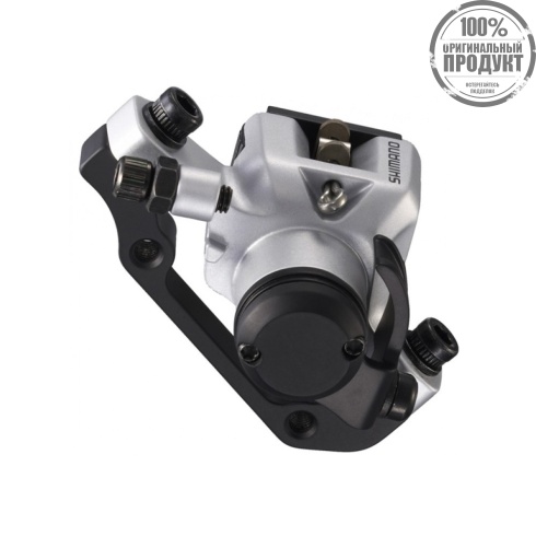 Калипер механический Shimano, BR-M375, пер. или задн., пласт. кол, post m. Серебро