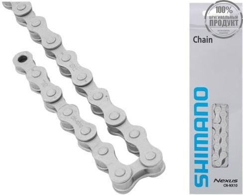 Цепь Shimano NX10, 1 скорость, 114 звеньев, 1/2x1/8