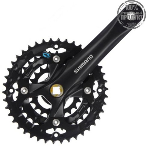 Система Shimano Acera, M361, 170мм, Кв, 42/32/22T, защ, черн