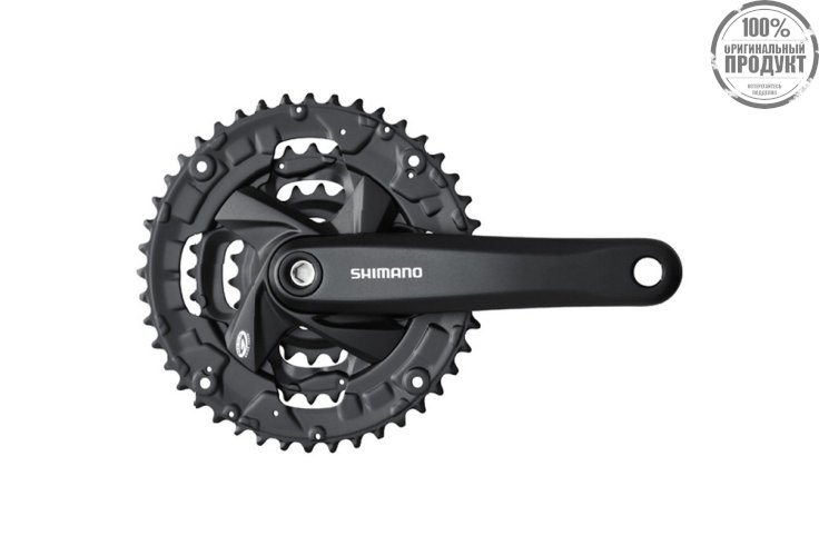 Система Shimano Altus, M371, 175мм, Кв, 44/32/22, с болтами, защ, черн