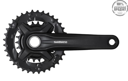Система Shimano MT210-2, 170мм, 36/22T, инт. вал, черный 9ск.