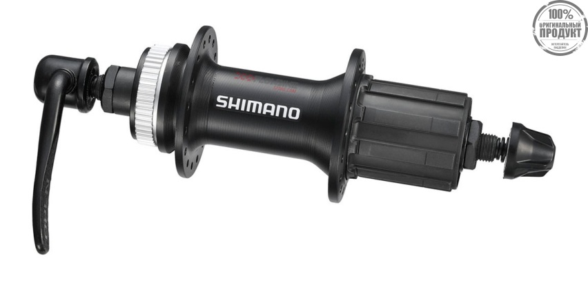 Втулка задняя Shimano RM35, 36 отв, 8/9ск, QR, C.Lock, цв. черный