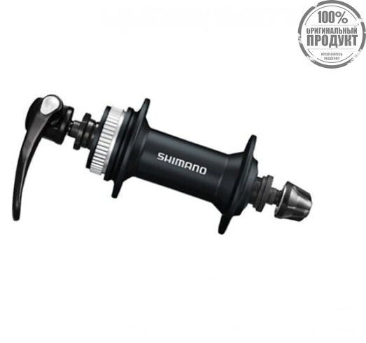 Втулка передняя Shimano Alivio, M4050, 36 отв, C.Lock, QR 133мм, черный