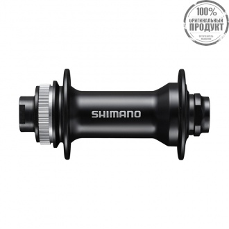 Втулка передняя Shimano MT400, 36отв, OLD:110мм, под полую ось 15мм, под диск C.Lock, цв. черный