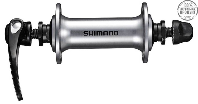 Втулка передняя Shimano RS300, 36 отв, QR 129мм, серебро