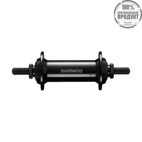 Втулка передняя Shimano TX500, v-br, 32 отв, гайки, черный