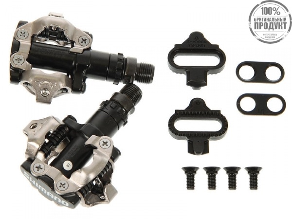 Педали Shimano, M520, с шипами, черный