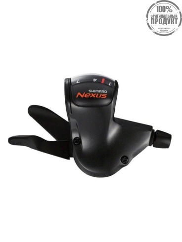 Шифтер Shimano Nexus, 7S50, 7ск, цв. черный, оплетк. 2100мм, трос 2280мм, для CJ-NX10