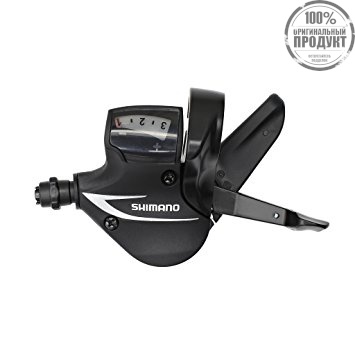 Шифтер Shimano Acera, M360, лев, 3ск, тр. 1800мм нерж.