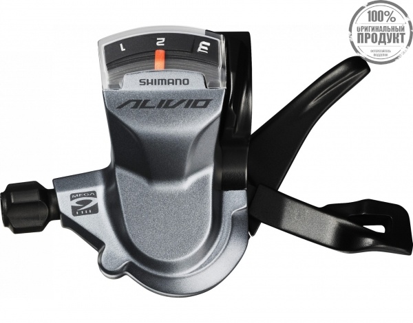 Шифтер Shimano Alivio, M4000, лев, 3ск, тр. 1800мм