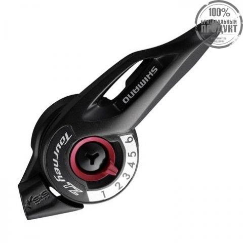 Шифтер Shimano Tourney, TZ500, прав, 6ск, 2050мм, инд. уп.