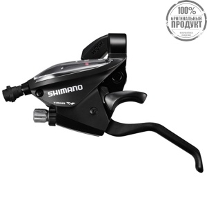 Шифтер Shimano Tourney, EF500, прав, 7ск, тр., цв. Черный