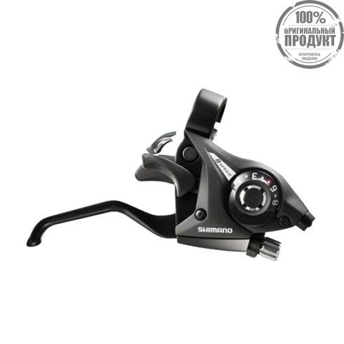 Шифтер Shimano Tourney, EF51, прав, 7ск, тр.+оплетк, цв. черный (10130202/240215/0003240, МАЛАЙЗИ