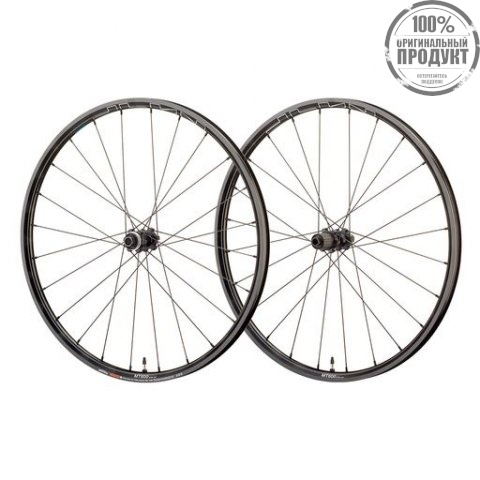 Комплект колес Shimano MT-600, F:15/R12мм E-THRU, 27,5" 11ск., C.Lock, OLD 100/142,