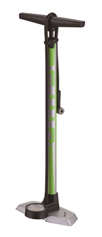 Велосипедный насос напольный Giyo GF-2325 ECV, металлический, 160 PSI (11атм), универсальная головка