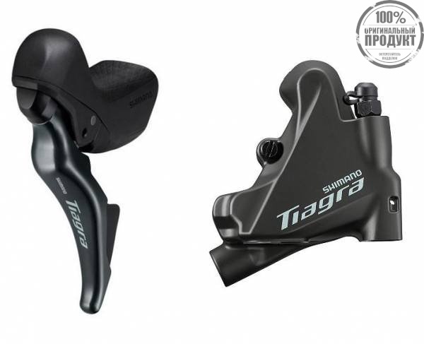 Шифтер/тормозная ручка Shimano ST-4720/BR-4770, прав., на 10ск. под диск. торм. С кулером адапт. 25м