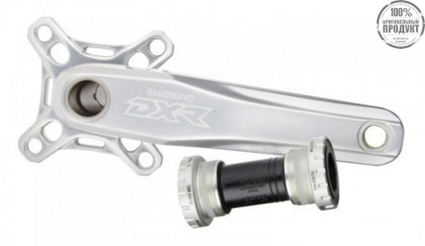 Система Shimano DXR, MX71, 170мм, ин.вал, с бонк, без звезды