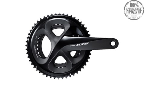 Система Shimano 105, R7000, 11ск., 170мм, 52/36T, черный