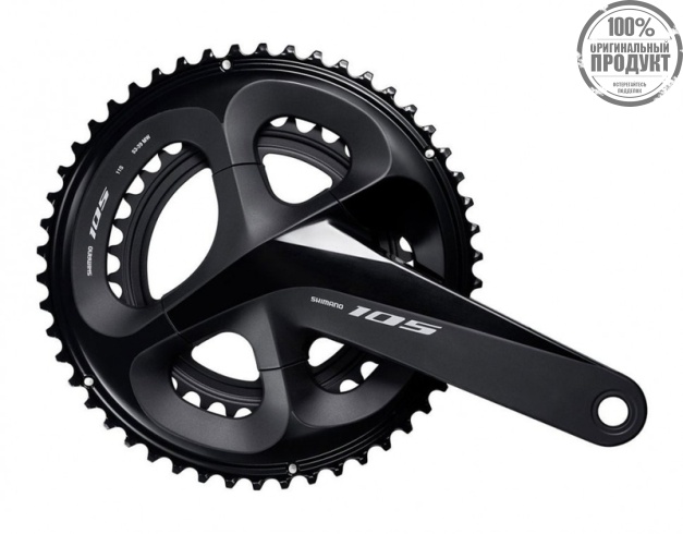Система Shimano 105, R7000, 11ск., 170мм, 53/39T, черный