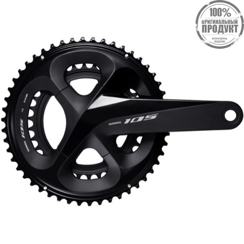 Система Shimano 105, R7000, 11ск., 172,5мм, 50/34T, черный