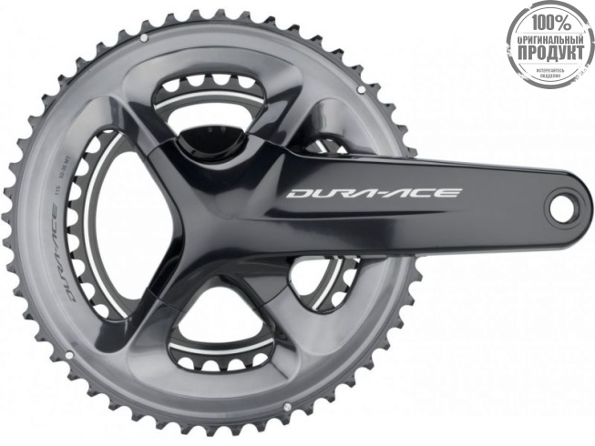 Система Shimano Dura-Ace, R9100-P, 175 мм, интегрированный вал, 53/39T без каретки, с измерит. мощно