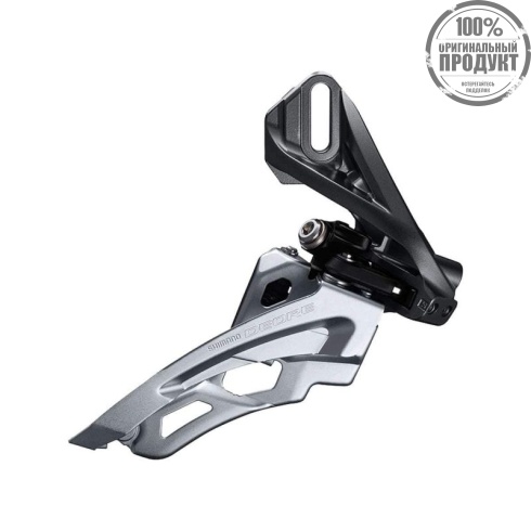 Переключатель передний Shimano Deore, M6000-D, side-swing, direct mount 3x10, верх. тяга, черный