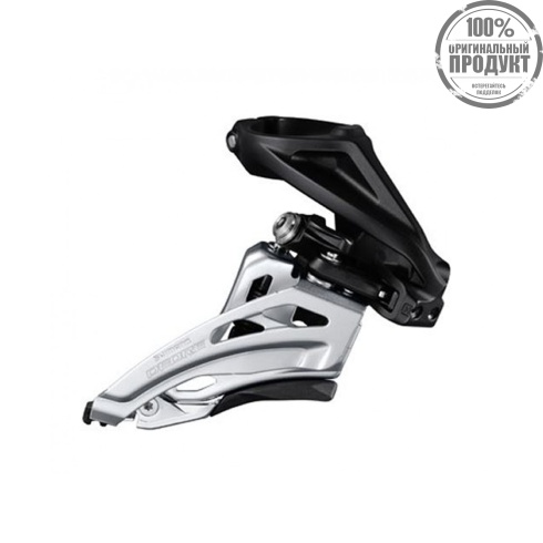 Переключатель передний Shimano Deore, M6000-H 3x10ск, верхн. хомут, side-swing, верхн. тяга