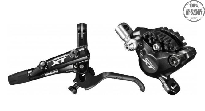 Тормоз дисковый Shimano, с(прав)/BR(задн), без адапт,  пласт. кол. с радиат, 1700мм