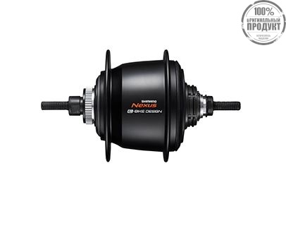 Втулка планетарная Shimano C7000, 5ск, Nexus, под C.Lock, под v-brake, 32 отв., 135x1187мм, Черный