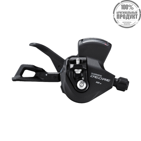Шифтер Shimano Deore, M4100-R, прав, 10ск, крепл. I-Spec EV, с индикатором, тр. 2050мм с SP41 1880мм
